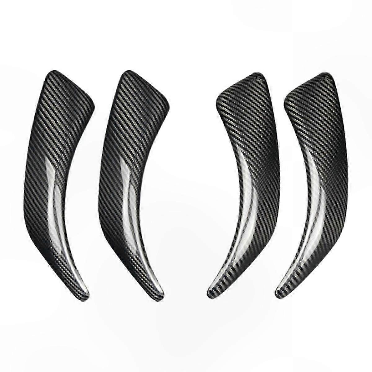 Carbon Fiber Style Door Panel Cover for Car Interior 2012-2016 F20 F22 F23 Series Handle Trim