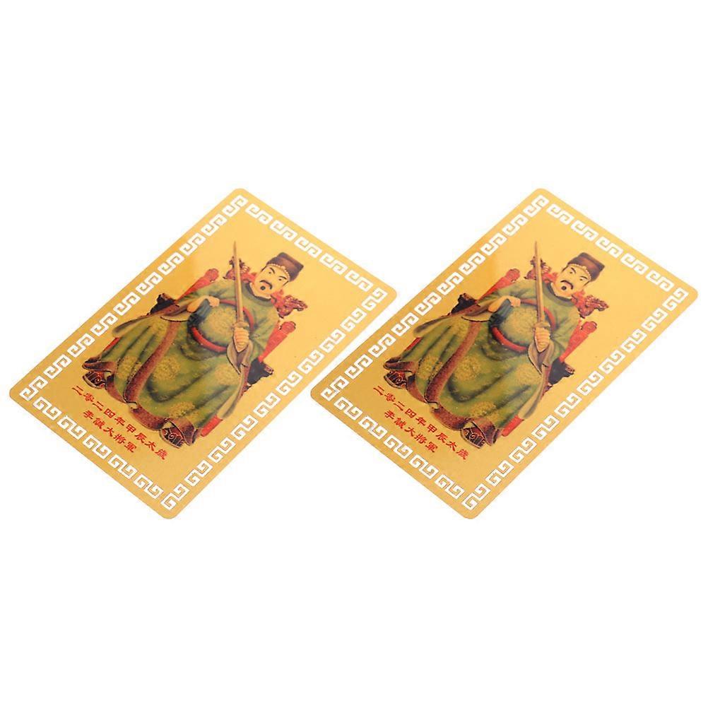 Traditional Amulet 2024 Taisui Card for Luck Protection 8Pcs Pack