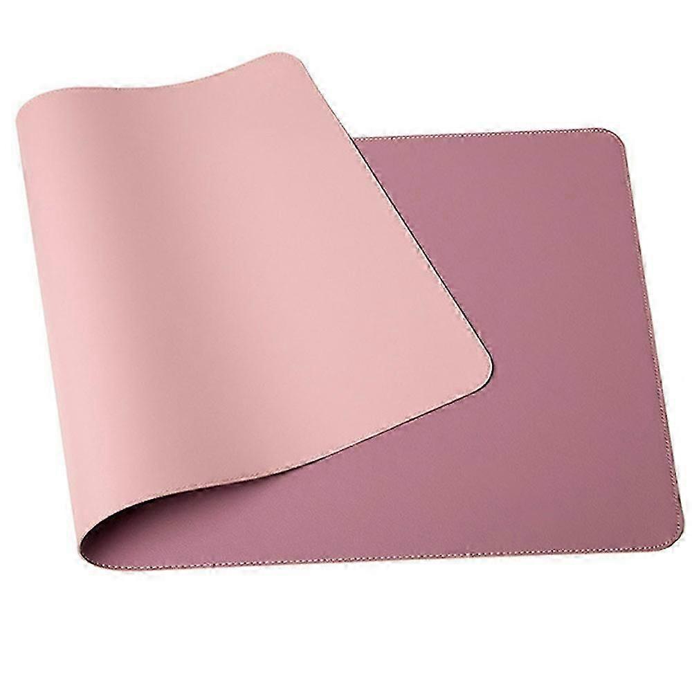 Dual-Sided Desk Protector with Cork and Vegan Leather, Waterproof and Customisable for UK Home Offices and Workspaces