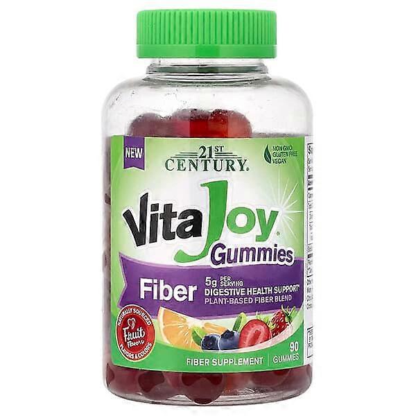 21st Century, VitaJoyÃÂÃÂÃÂÃÂÃÂÃÂÃÂÃÂ® Gummies, Fiber, Fruit, 90 Gummies
