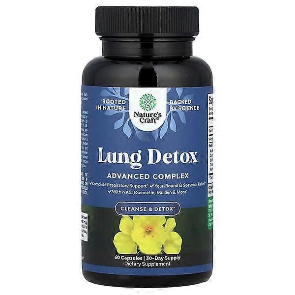 Nature's Craft, Lung Detox, 60 Capsules