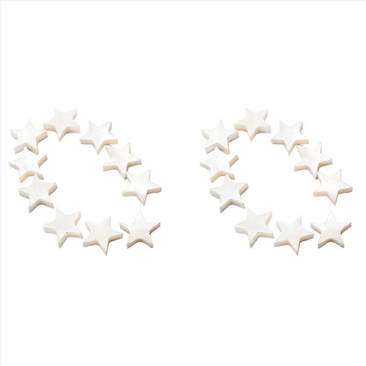 Pearl Shell Fret Inlay Markers Star Shaped Guitar Fretboard Dots