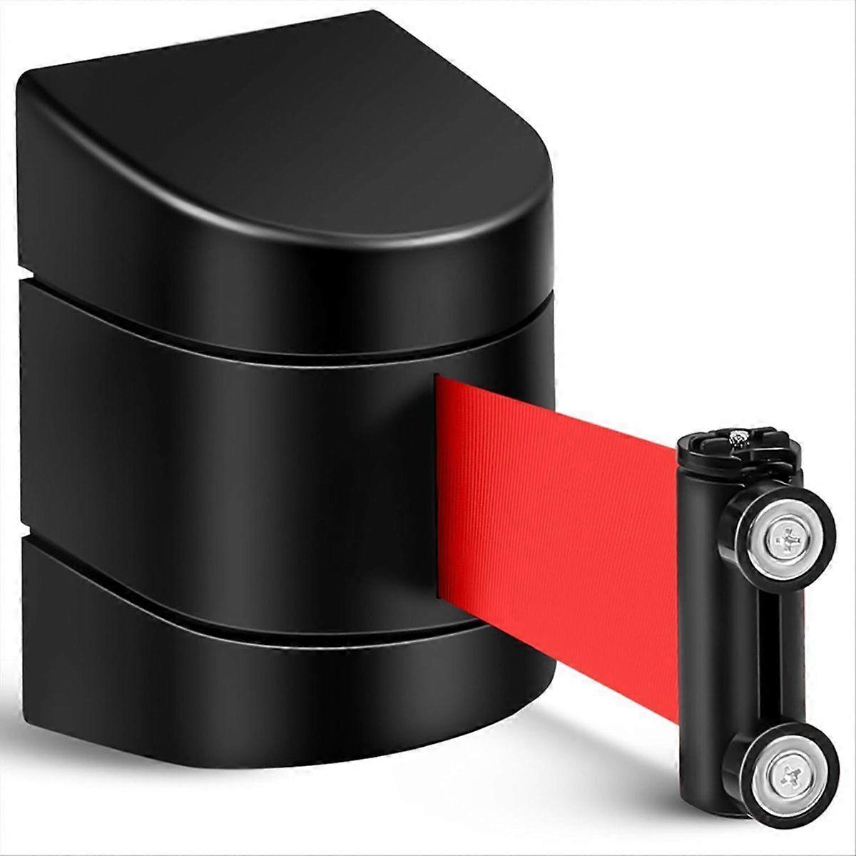 Wall Mounted Crowd Control Barrier Safety Belt with ABS Case 1PCS