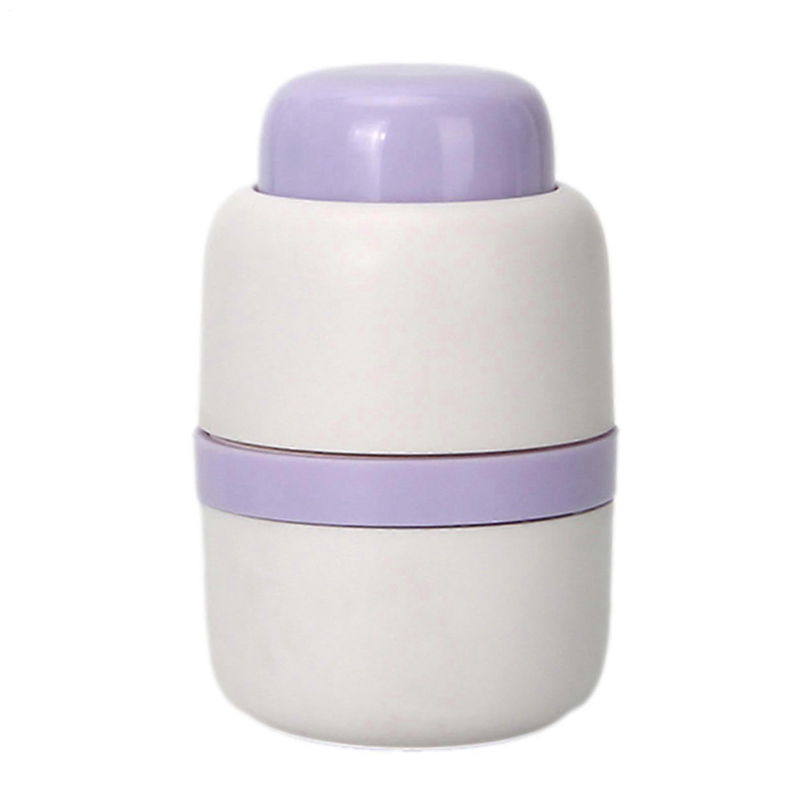 Multifunctional Cutter With Storage Container Precision Pill Separator Blade Adjustable Tablet Divider Alignment Purple