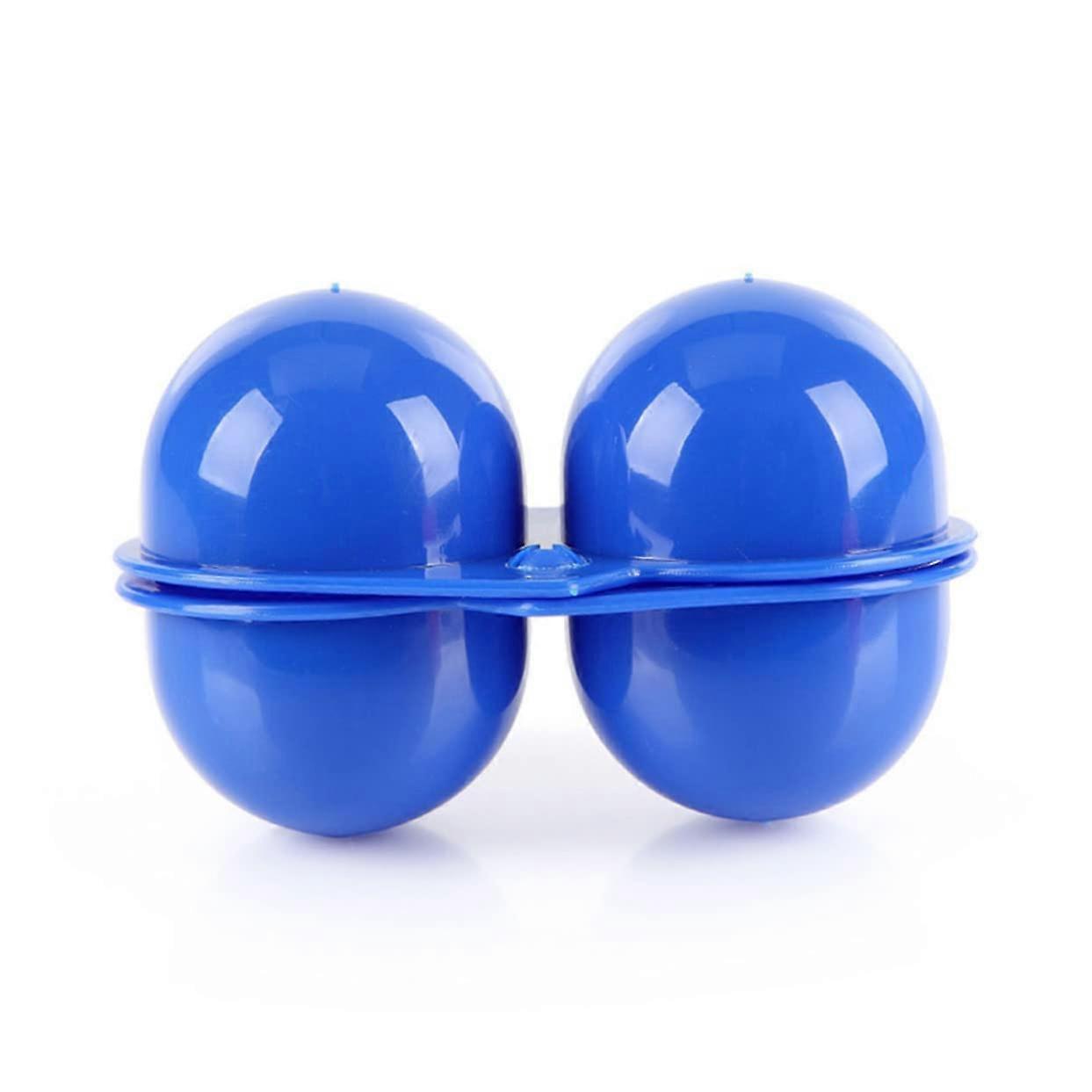 Portable Egg Carton 2 Pack Plastic Egg Storage Container For Easter Camping Travel Egg Carrier Box