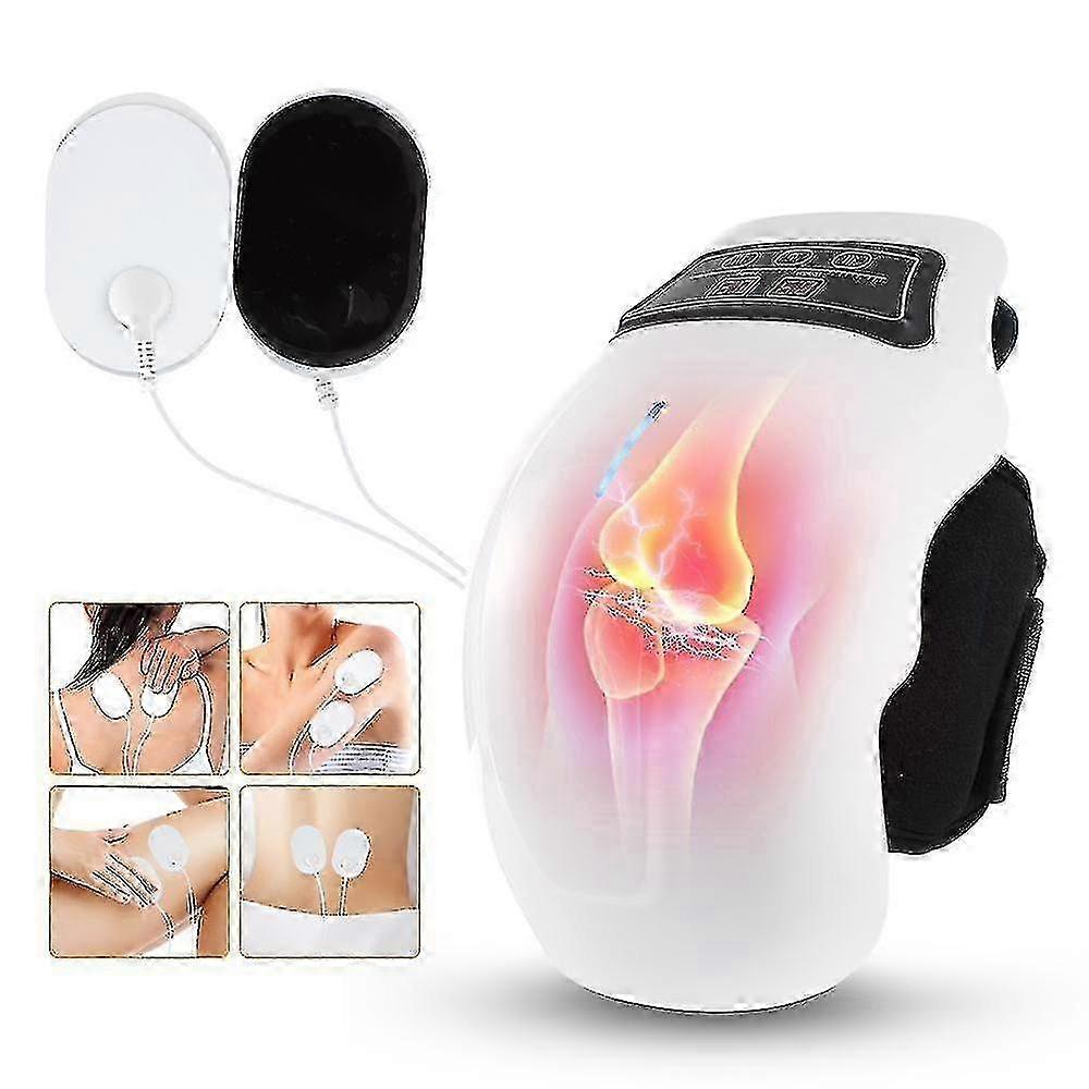 Hot compress knee massager for physiotherapy with vibration function