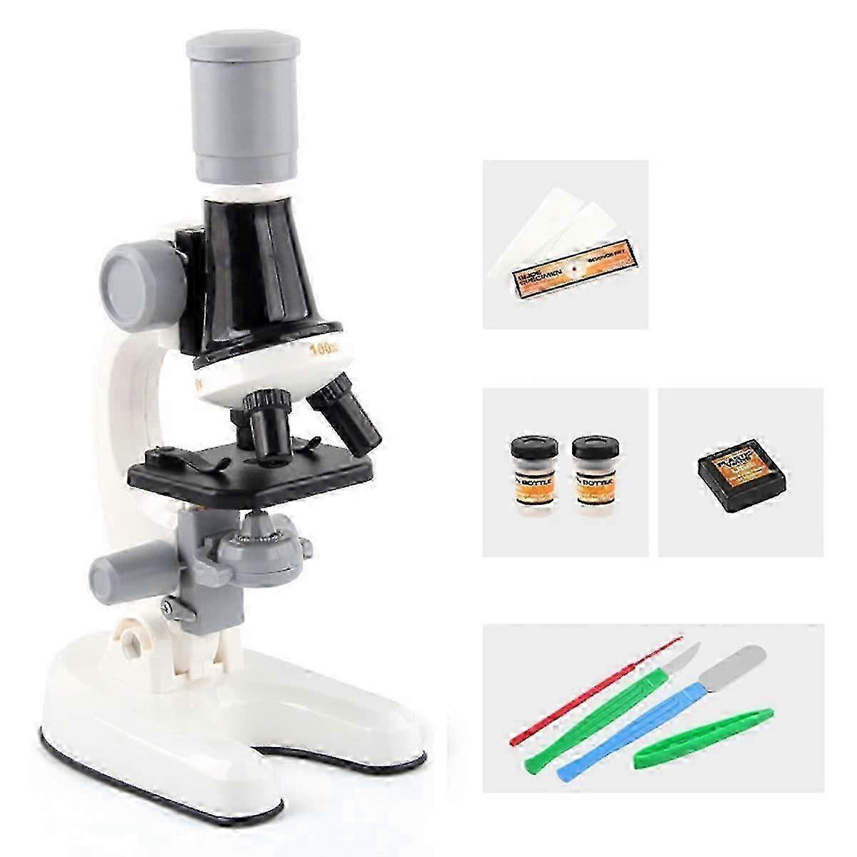 Hot Microscope Accessory Kit Slide Preparation Camera Upgrade Microscope Toy
