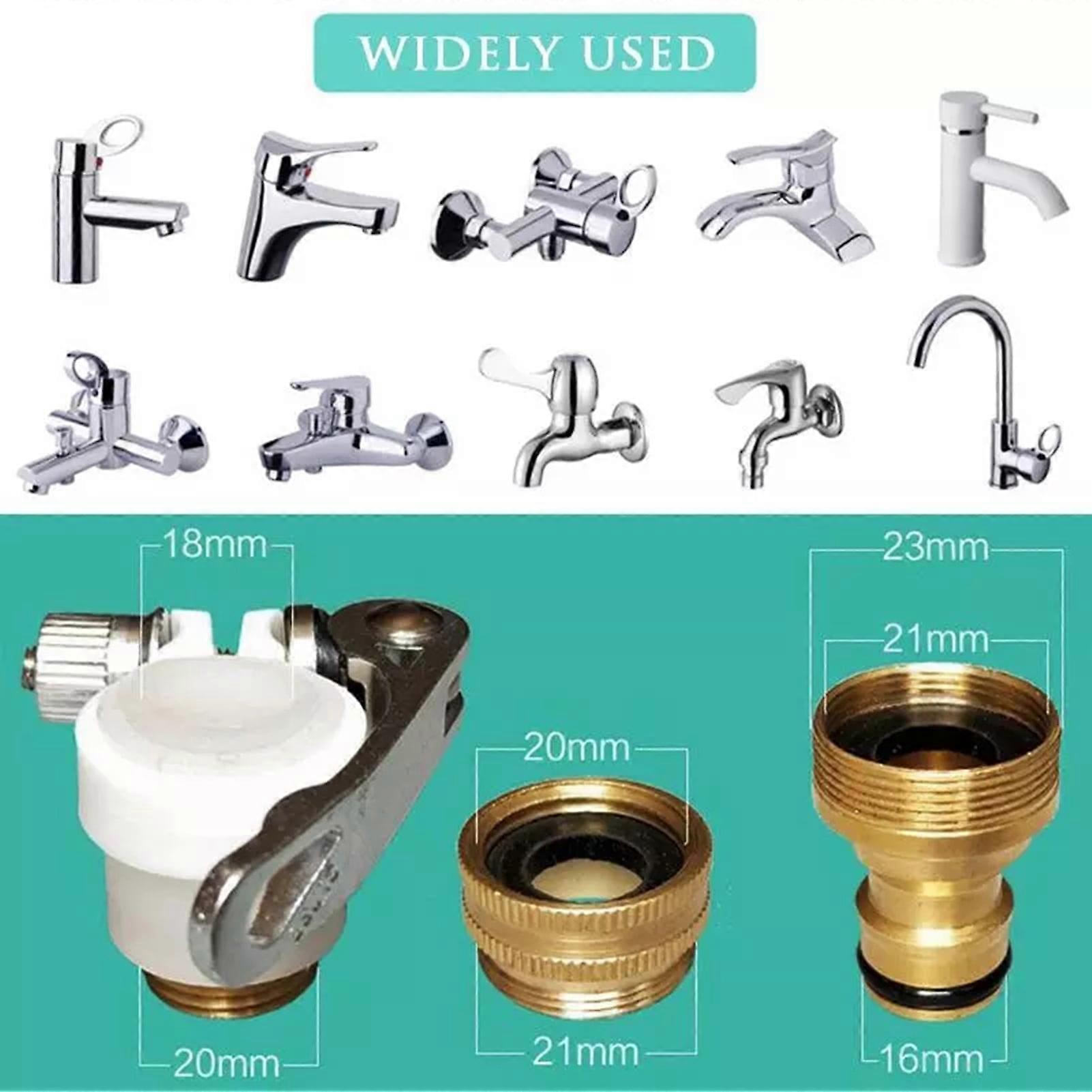 Pontos 3 in1 Washing Machine Hose Water Pipe Tape Quick Coupling Connector Accessory