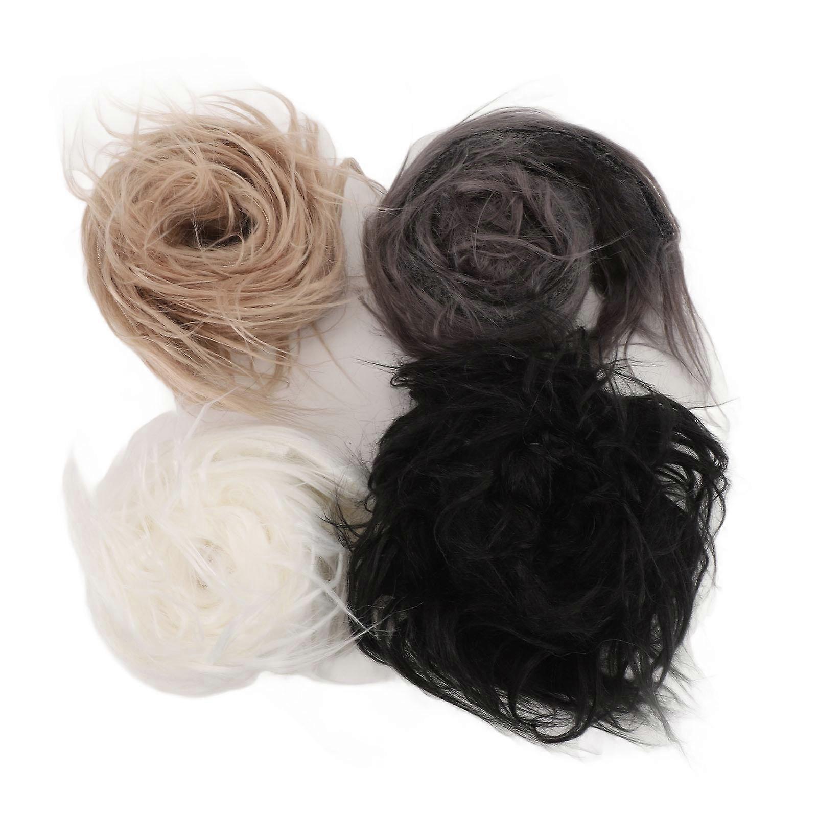 4 Pack Faux Fur Ribbon 4 Color Elegant Multipurpose Fluffy Fabric Roll for Fireplaces Clothing Props 