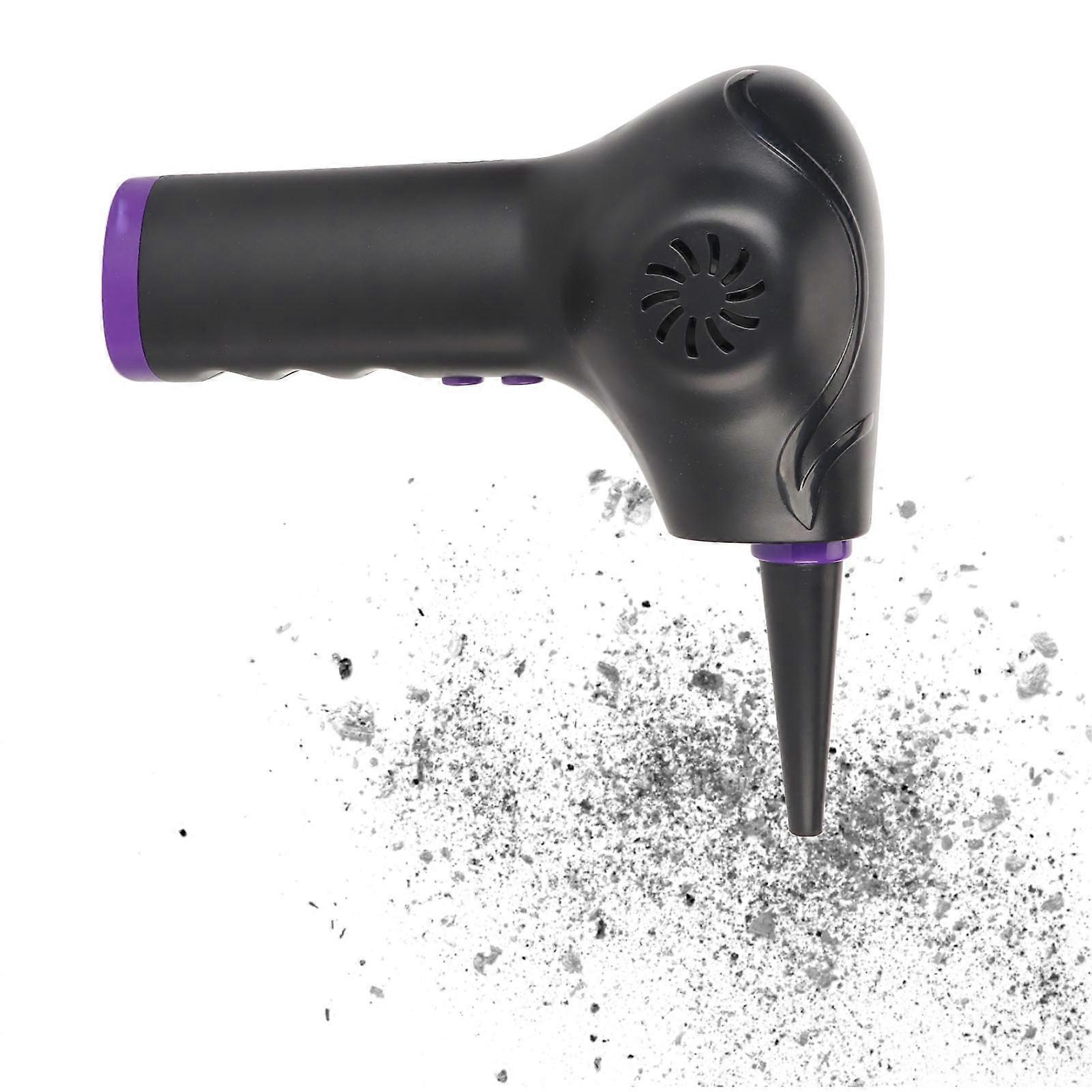 压缩空气除尘器手持式强大的 48000RPM 2 速可充电无绳键盘清洁器，带 LED 灯