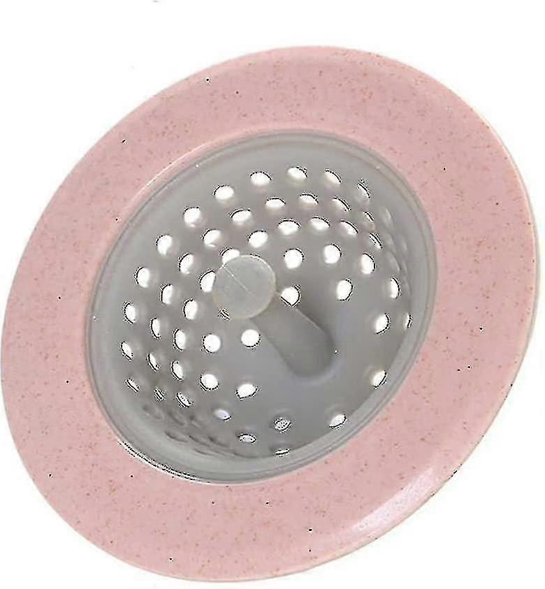 מדיח כלים מסננת שיער בריכה הרצפה ניקוז כיסוי אנטי סתימה מטבח כיור ביוב נגד סתימה מסננת (ורוד)-(niubi)