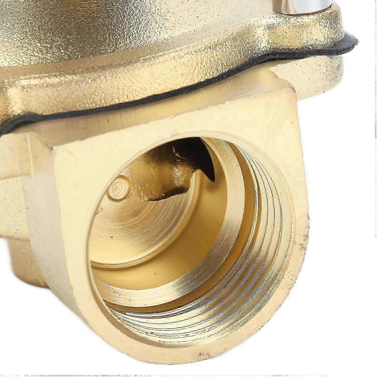 Brass Sole Valve Two Way Smooth Surface Easy Installation Sturdy Durable Normally Open Sole ValveAC380V