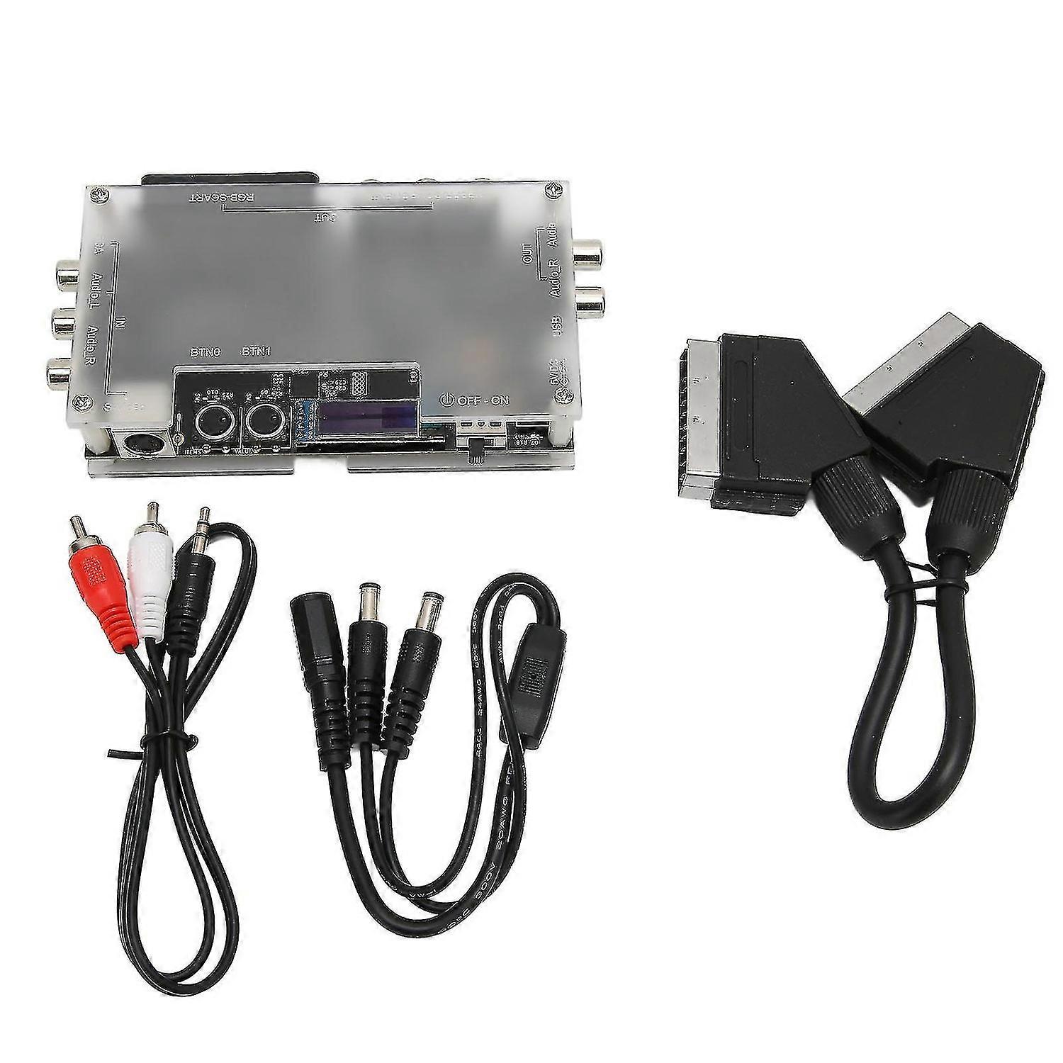 OSSC Add On Board Dual Modes Linedouble Smoothing HD Video Converter with Compound S Video for NTSC PAL Game Console