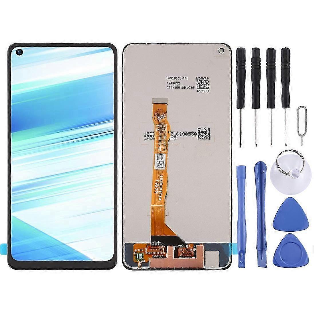 デジタイザーフルアセンブリ付きvivo Z5x / Z1 Pro用TFT LCDスクリーン(ブラック)