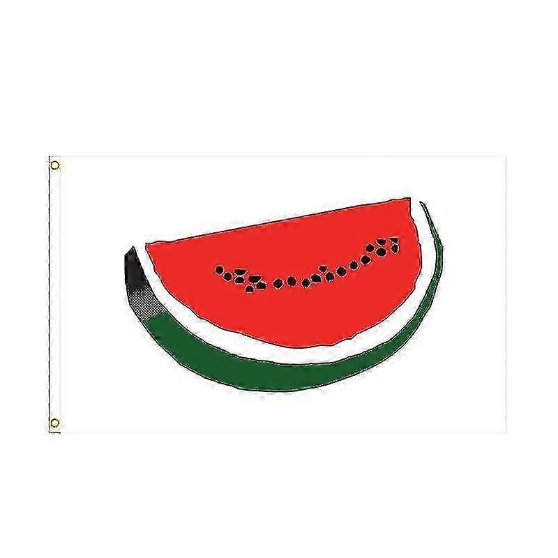 Watermelon themed flags compatible with independence day decorations