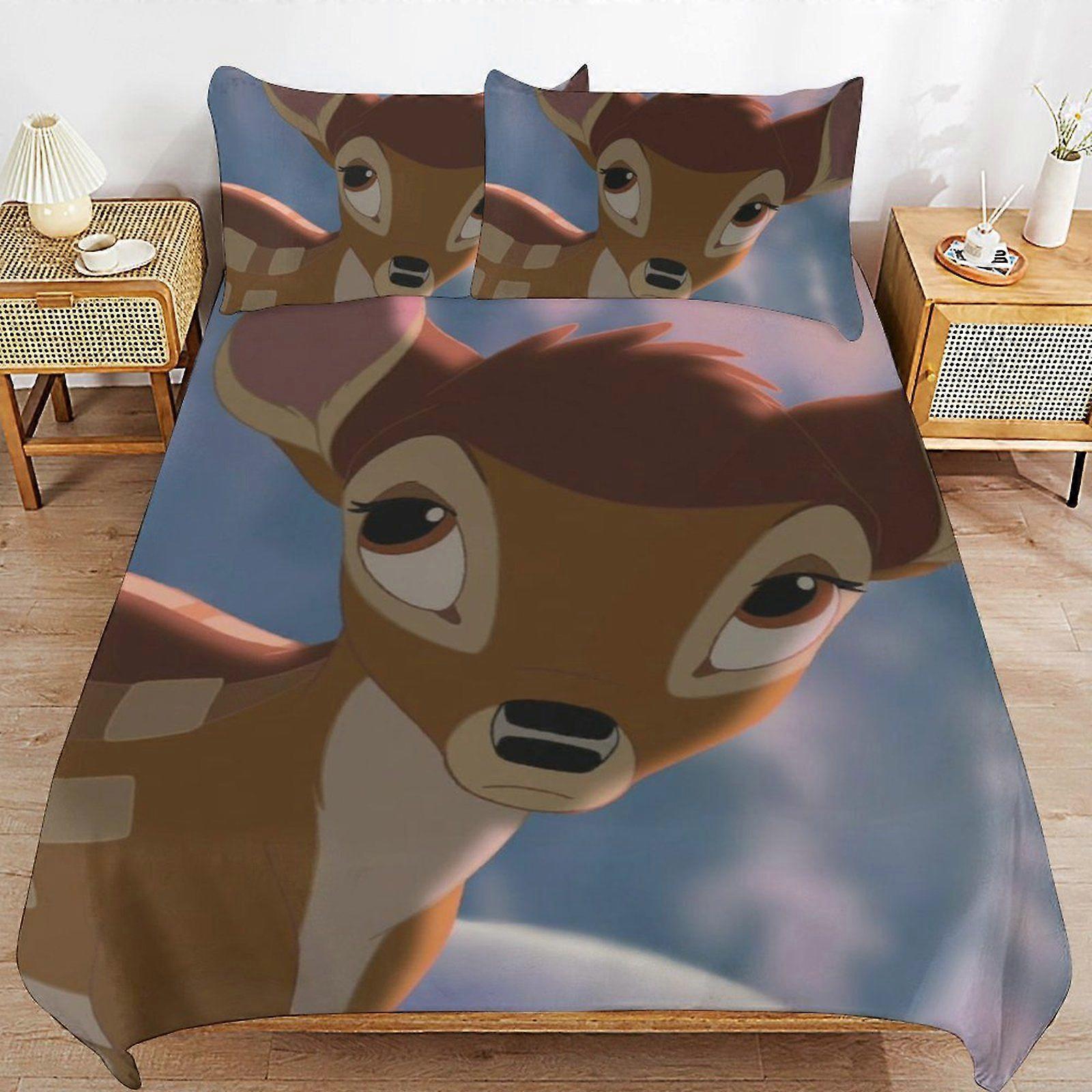 E63 Bambi Gentle Touch Easy Maintenance Machine Friendly Soft Layer Duvet Cover Sets Bedroom Addition F63