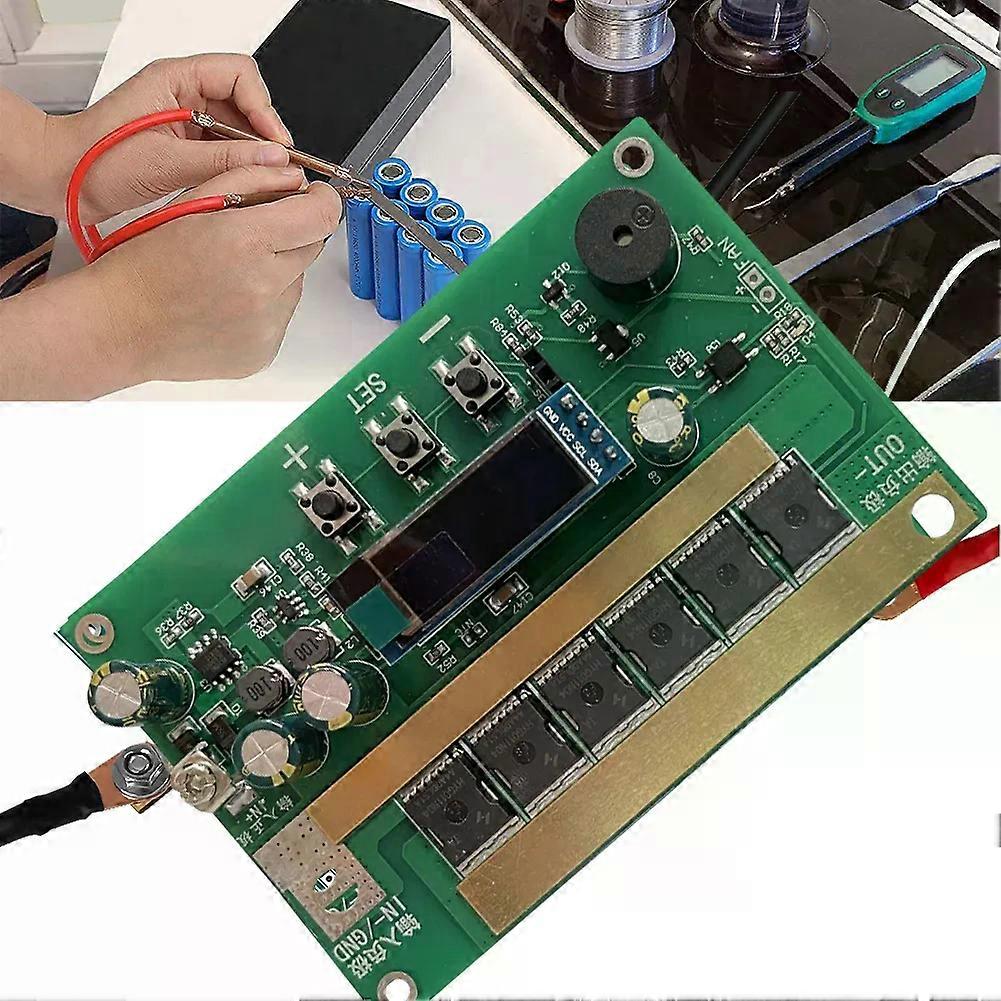 12V Spot Welder Module with Welding Pen DIY Spot Welder Kit Intelligent Spot Welder Control Board Kit for Lithium Battery 18650