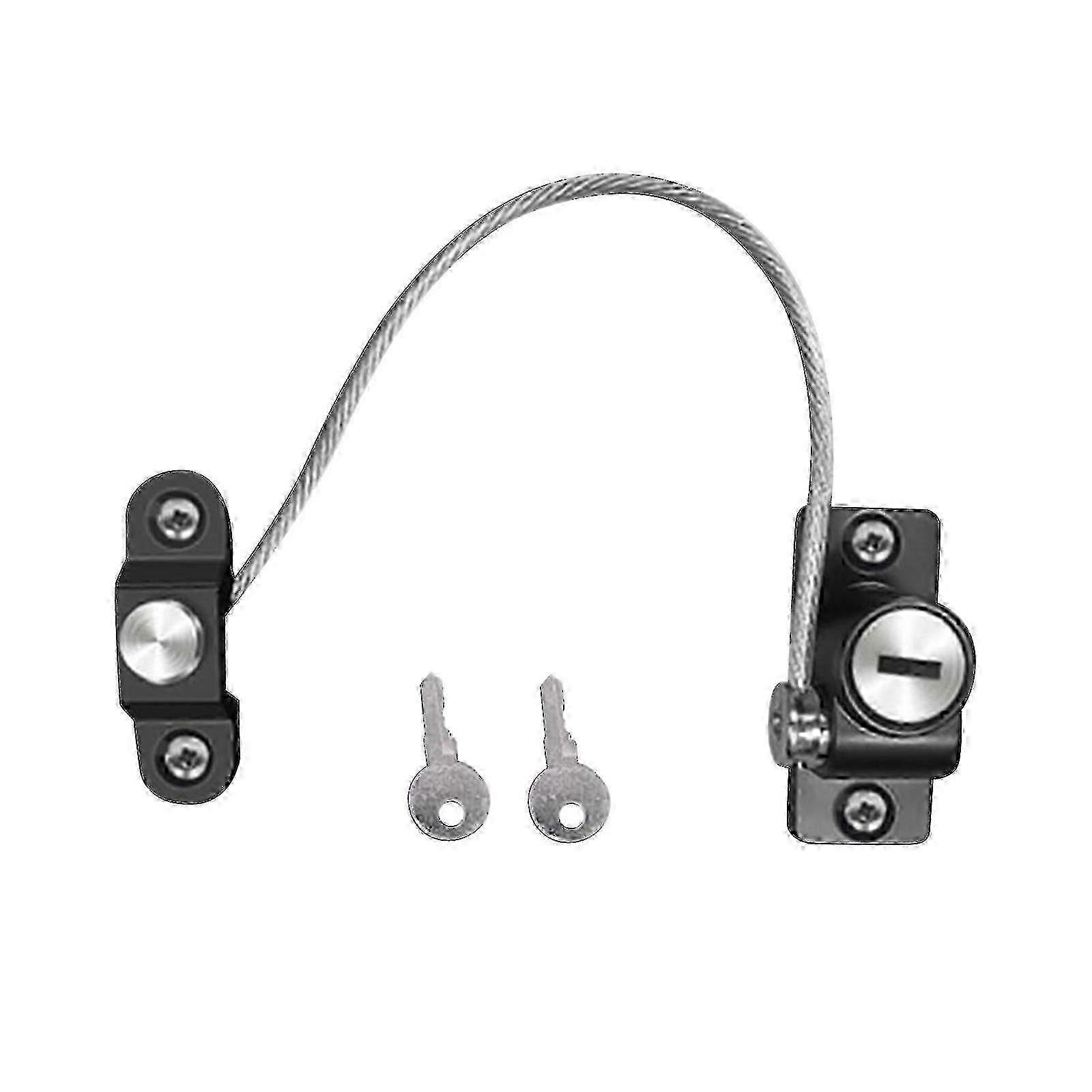 Professional Security Window Lock with Chain Restrictor and Stainless Steel Screws for Child Safety