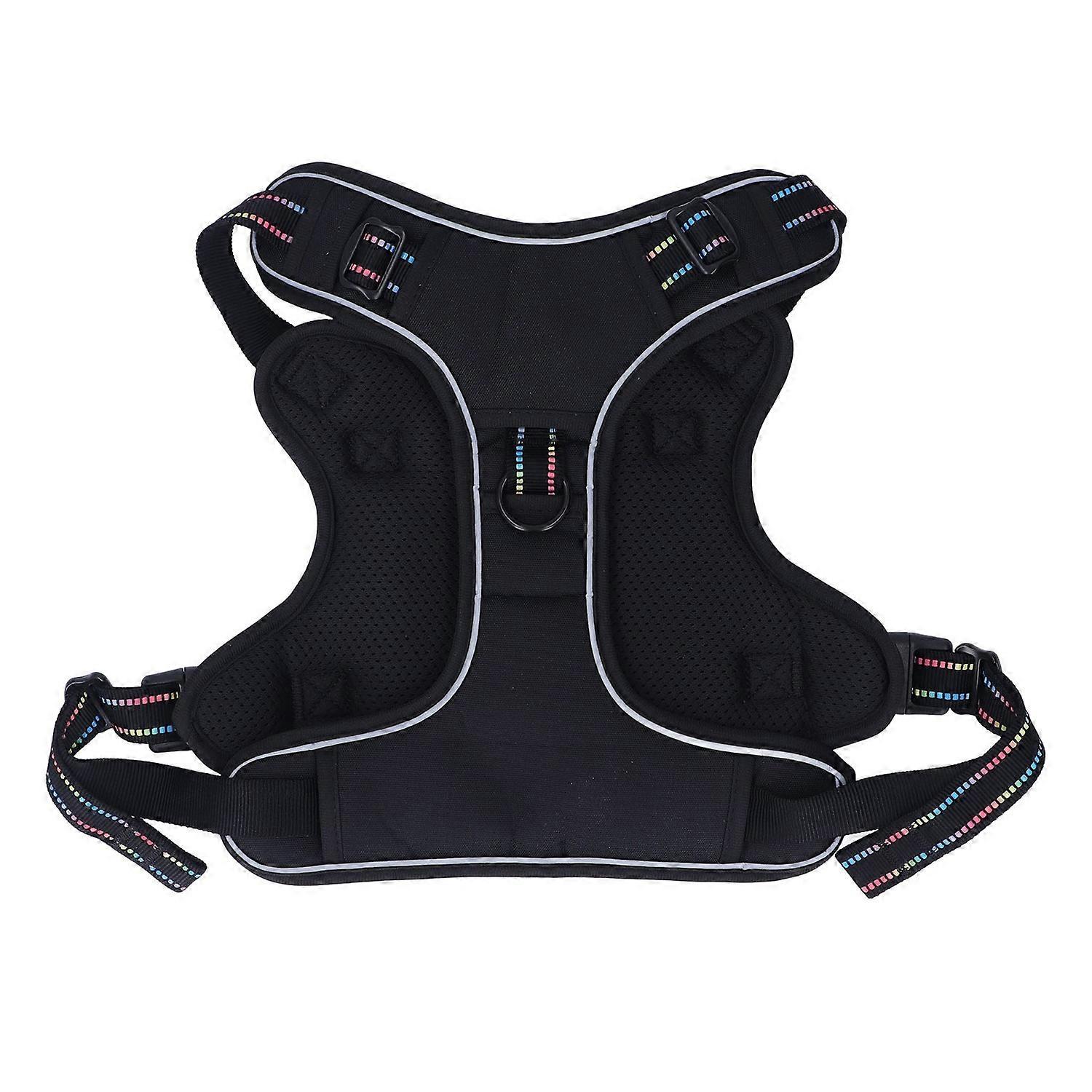 犬用ハーネス調節可能な犬用チェストハーネス通気性軽量ペットウォーキングベストキャンプ旅行用