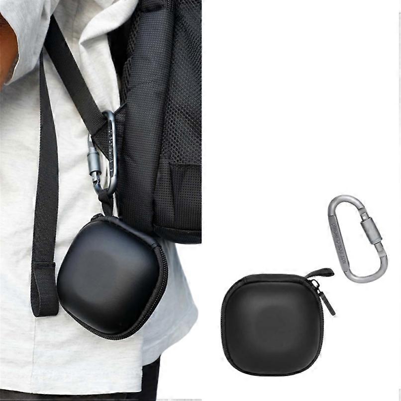 Action Camera PU Protective Case With Hook for DJI NANO - Portable Mini Quick-Release Storage Bag Accessories (Black (Hook Model))