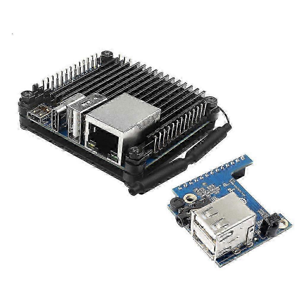 Sleek and Sturdy Aluminum Shell with Silicone Heatsink for Orange Pi Zero 3 Enhanced Protection and Cooling Performance