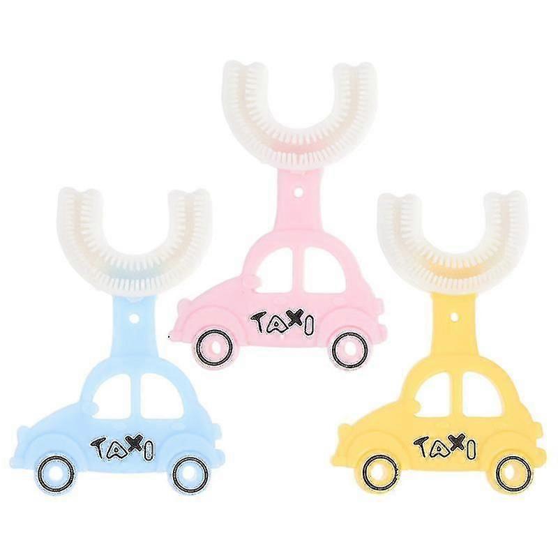 3pcs U Shaped Toothbrush Kids