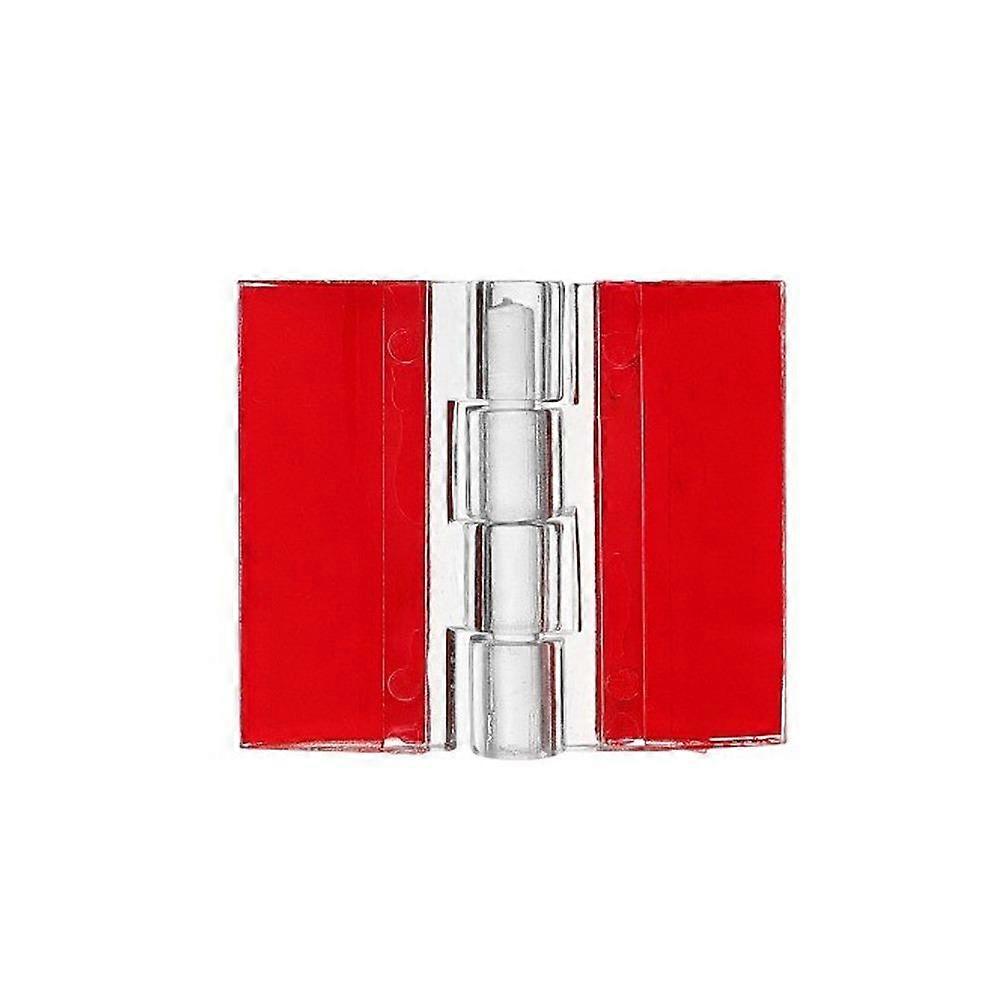 Transparent Door Hinges Self-Adhesive Fixing Hinge Folding Hinge  for Cabinet Drawer Jewelry Boxes