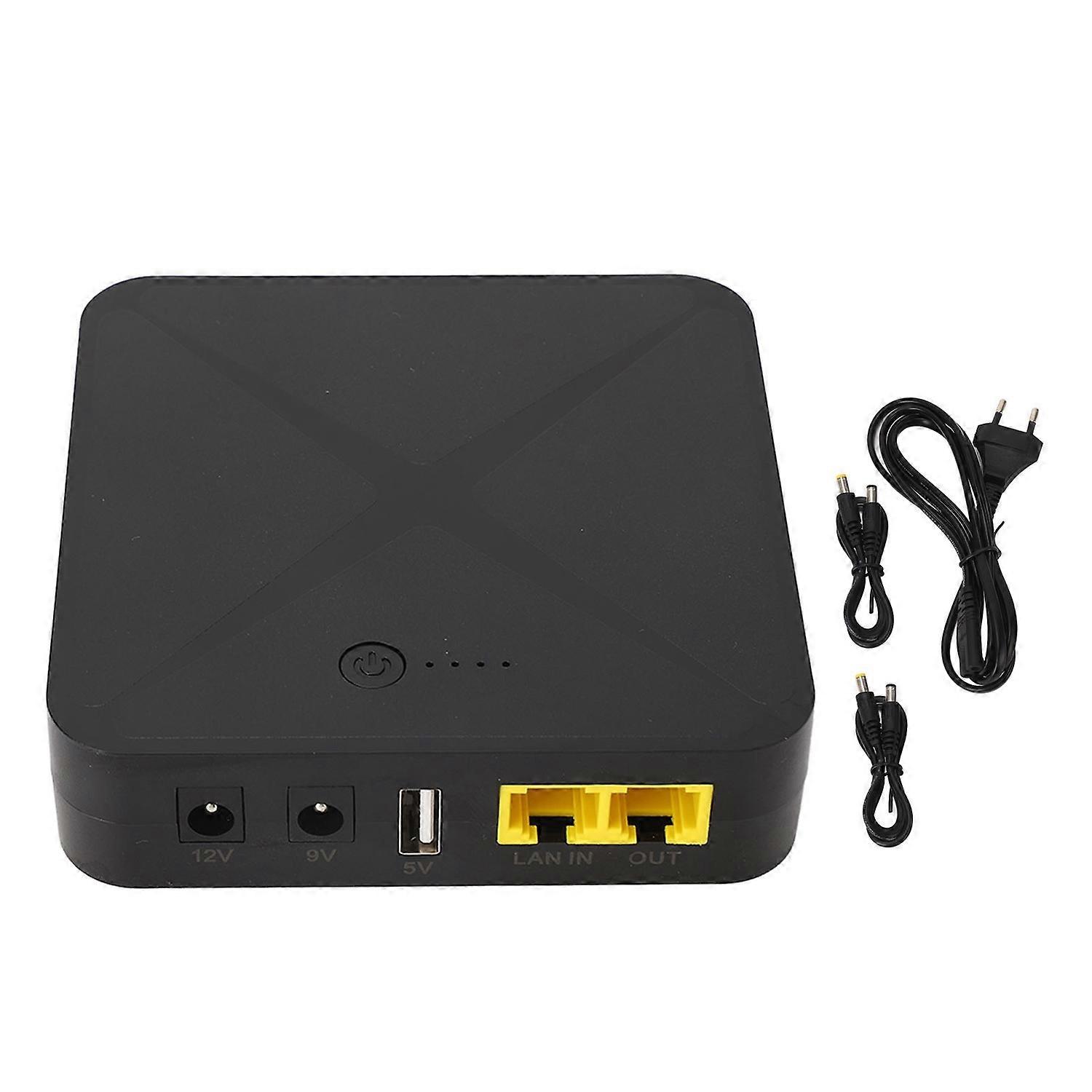 Mini UPS 5V 9V 12V 48V POE Port Uninterruptible Power Supply 8800mAh UPS Battery Backup for Camera R