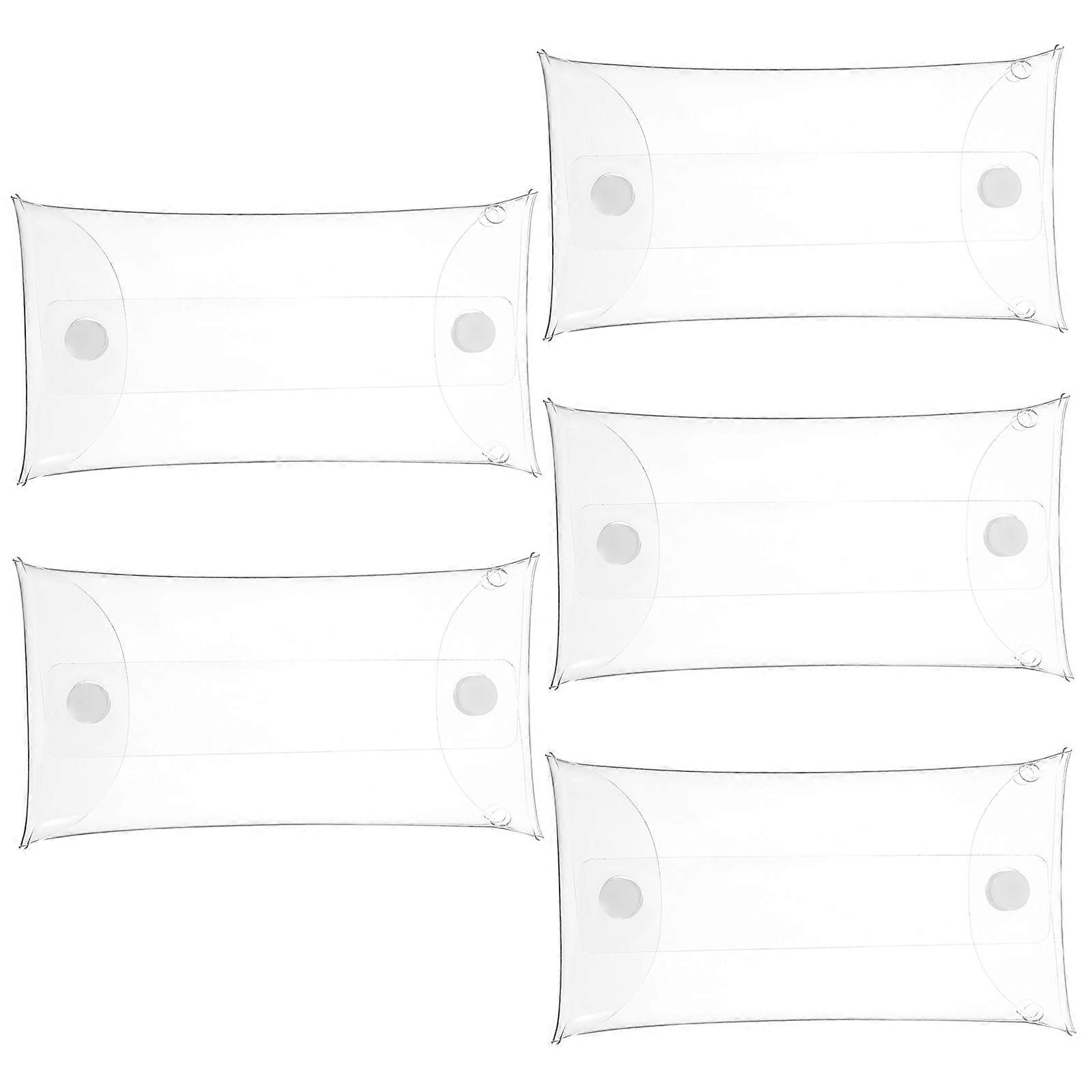 Transparent Doll Model Storage Bag for Display 5Pcs PVC Figure Holders