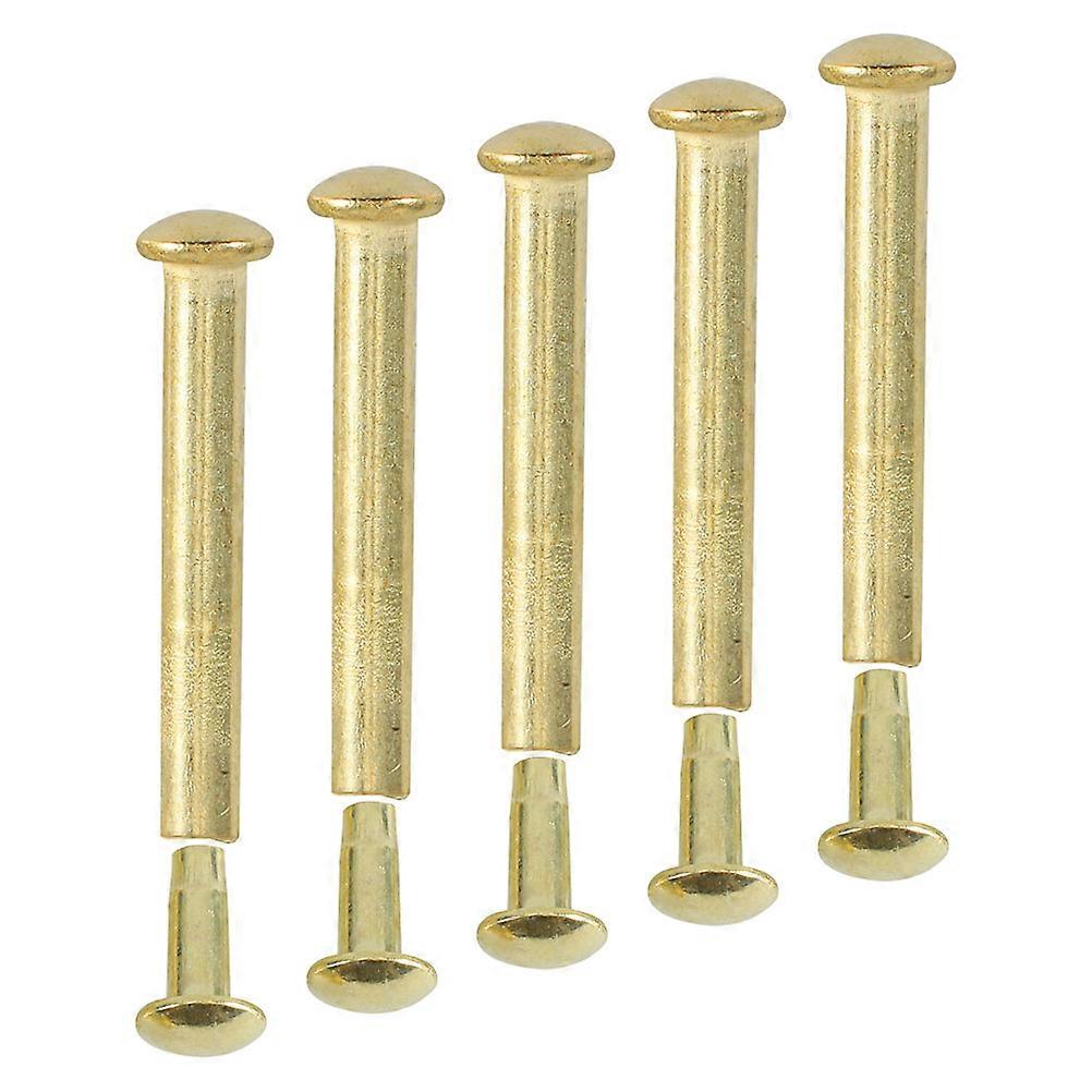 Golden Folding Fan Rivet and Nut for Easy Installation 5Set Repair Kit