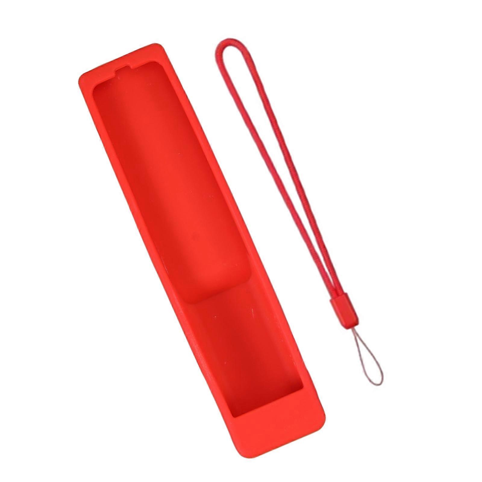 AntiDrop Silicone Remote Case Protector Customized Button Alignment Detachable Strap for GB422WJSA Remote Control  red