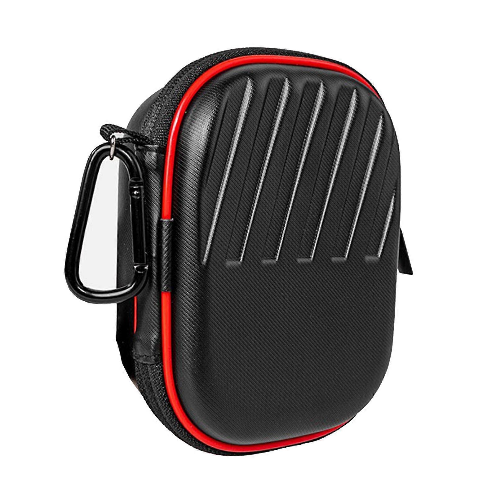 Hard Travel Case Bag for GPW4 Wireless Mouse Shockproof EVA Case with Hand Strap for Travel Mouse Lightweight  Black and red
