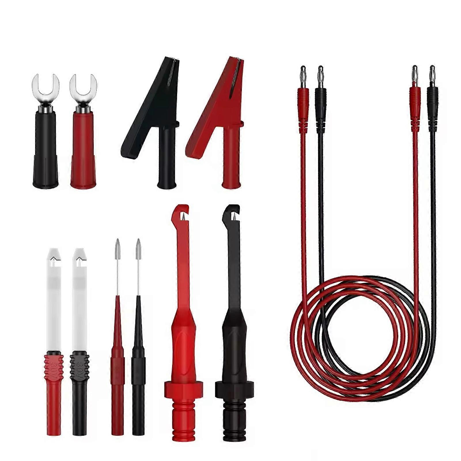 Insulation Piercing Probe Automotive Circuit Tester Hook Test Clip For Multimeter Oscilloscope Diagnostics Multicolor