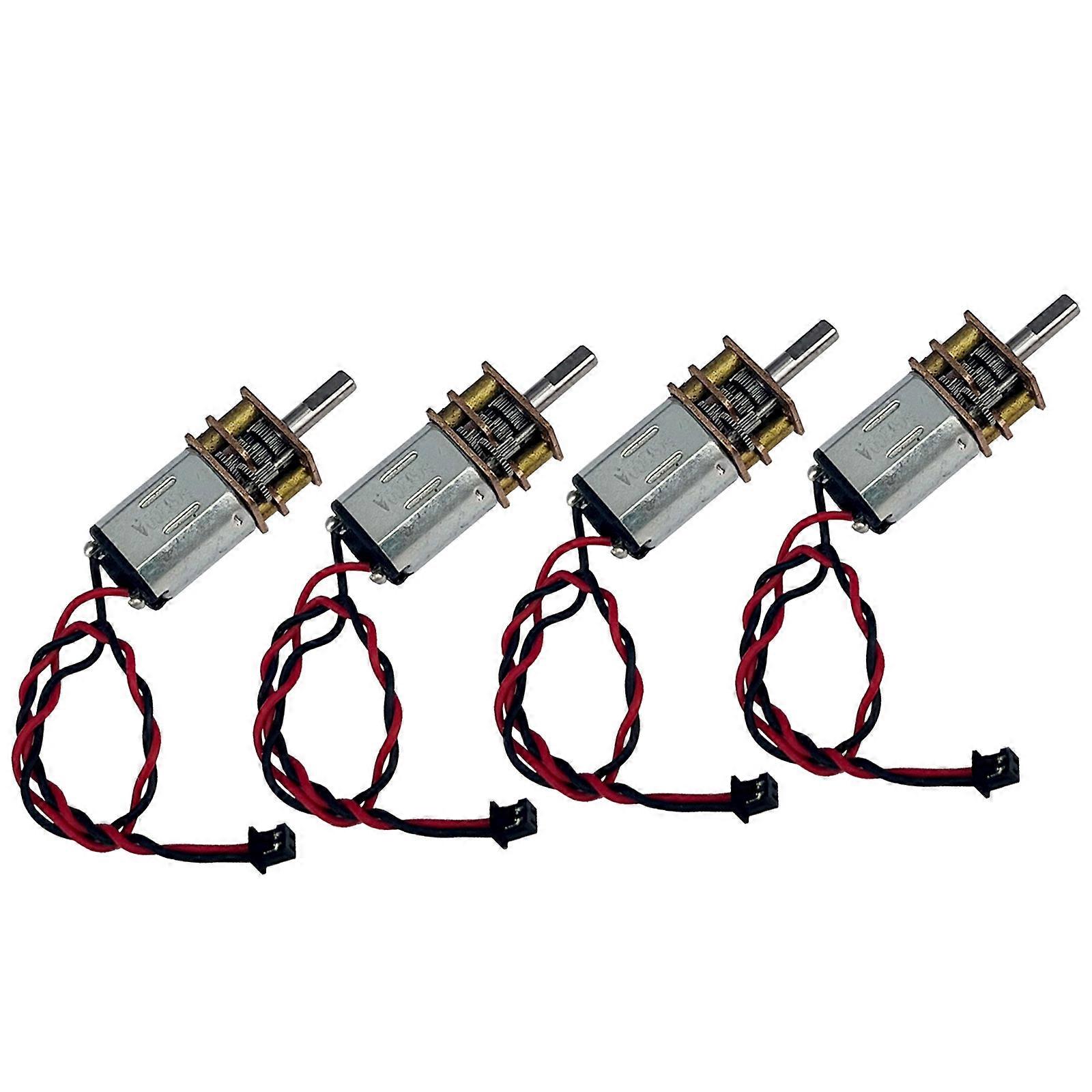 4PCS High Torque DC3V-6V Precise Gear Motor Reduction Motors For Robotics Toy And Device With Low Noise Design Multicolor