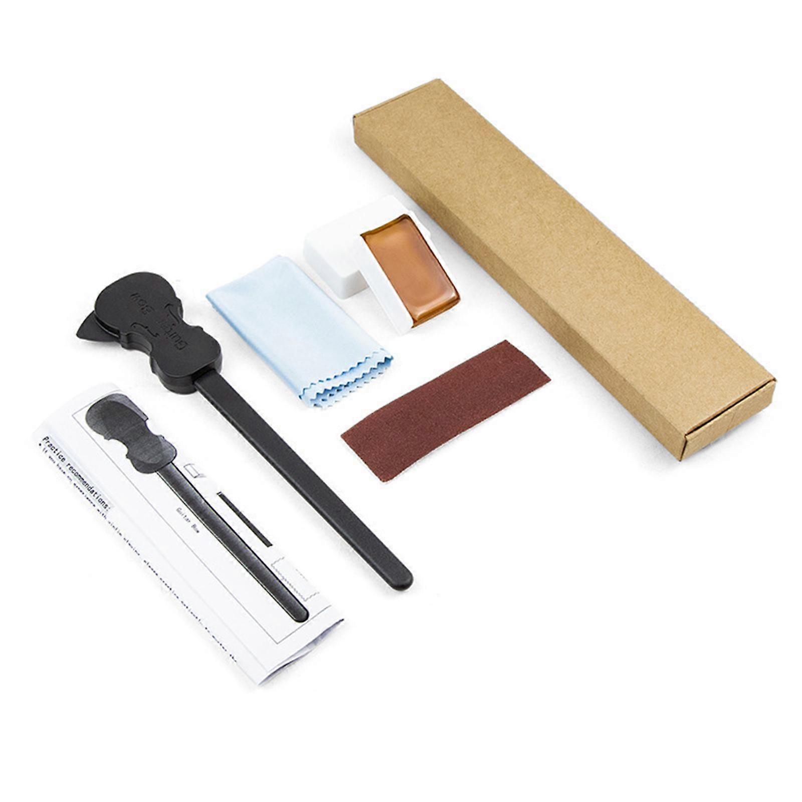 Guitar Bows Set with Ergonomic Handle Design and Maintenance Tool Perfect for Professional Performances and Gifting Multicolor