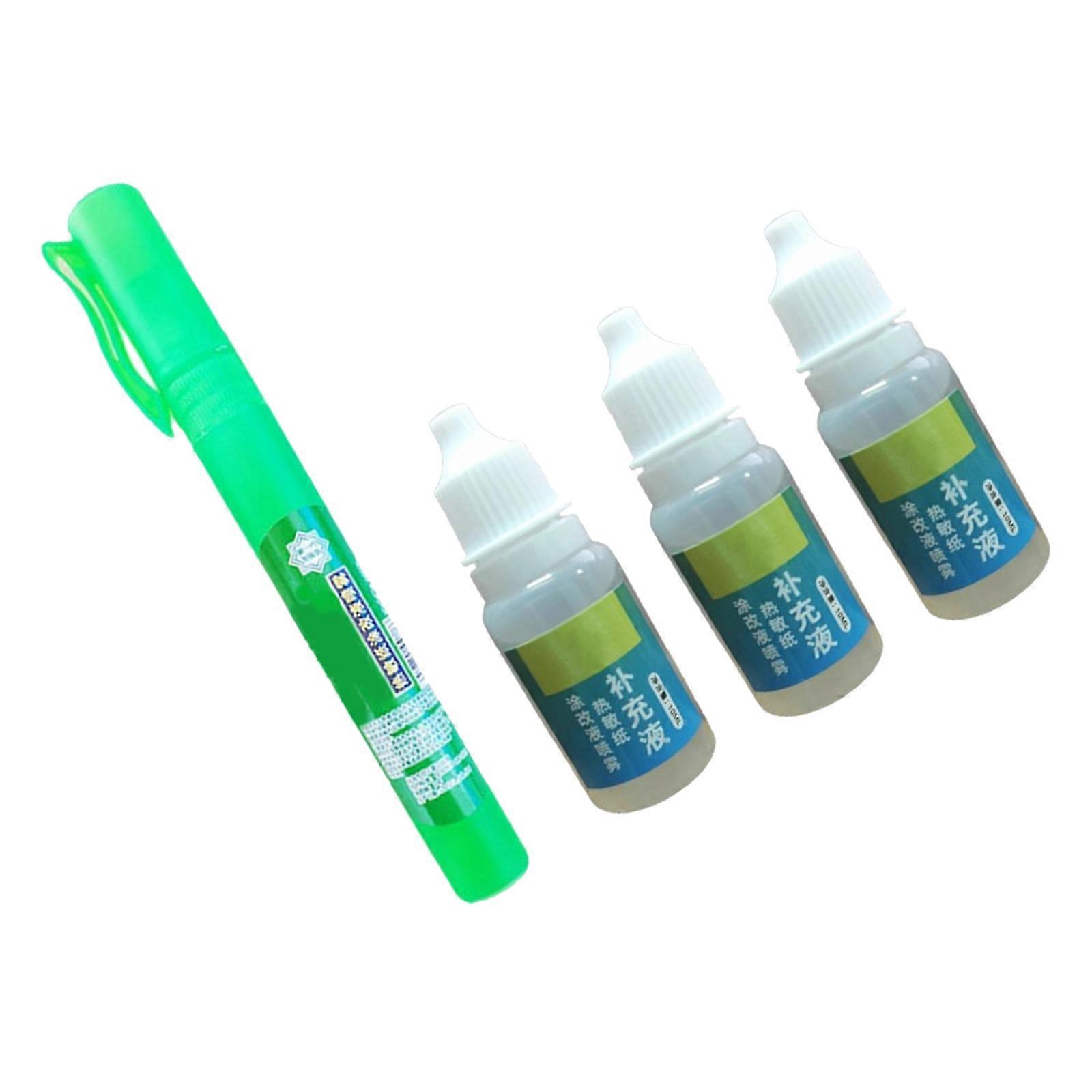 Thermal Paper Erasing Pen Environmentally Safe Correction Sprayer For Privacy Protection Correction Fluid Express Tool Multicolor