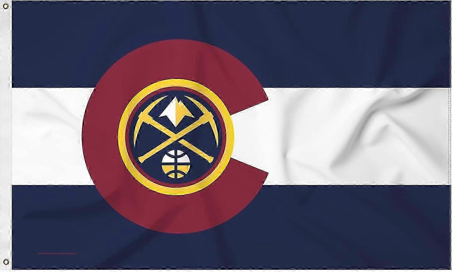 NBA Basketball Denver Nuggets Colorado State Banner Flag Mode A-2474