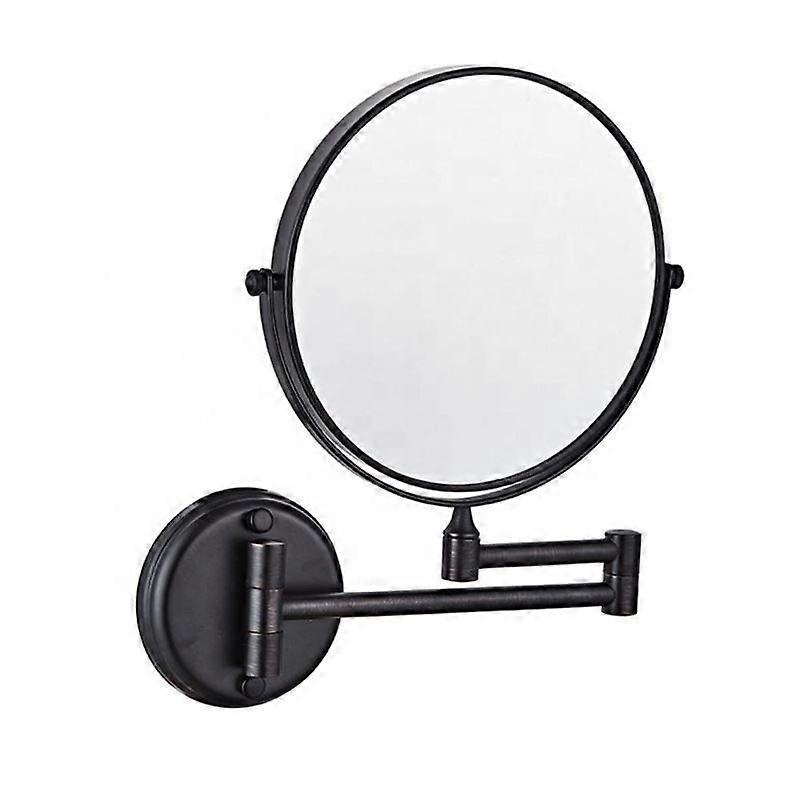 UNIQ Wall Mirror with 10x Magnification - Black