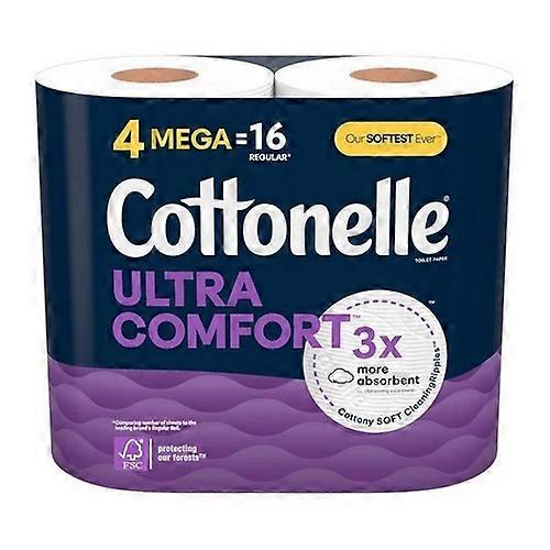 Cottonelle Ultra Comfort Toilet Paper, 4 Pack (Case Of 12)
