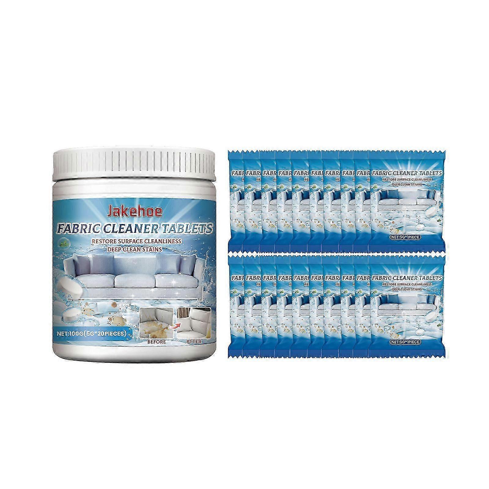 Deep Sofa Fabric Cleaner Tablets - Safe, Effective, Mildew & Odor Removal