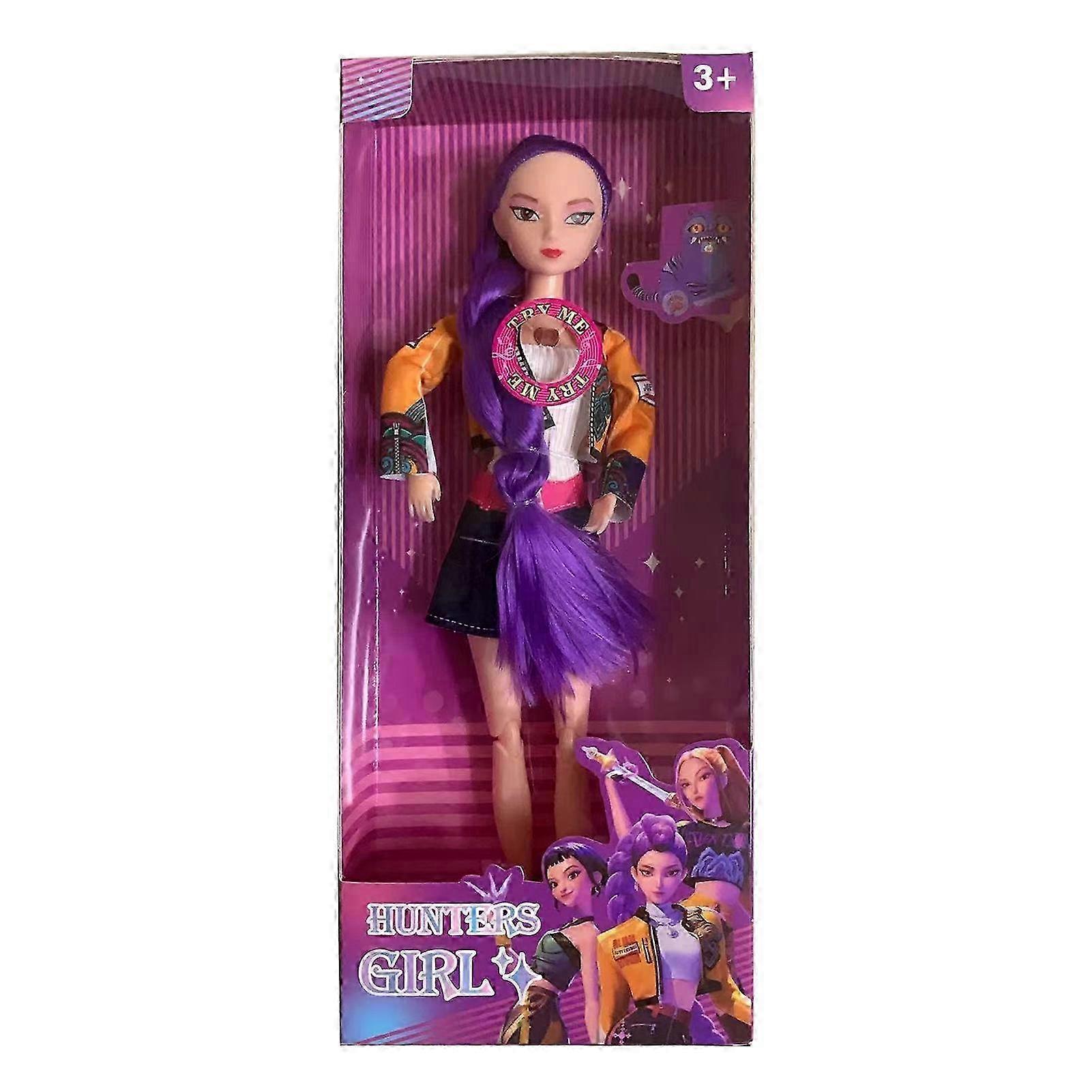 3x בובות צעצוע לבנות של Sining Kpop Demon Hunters - בובות מנחמות של רומי מירה זואי, מתנת חג המולד לילדים Fans_jjin