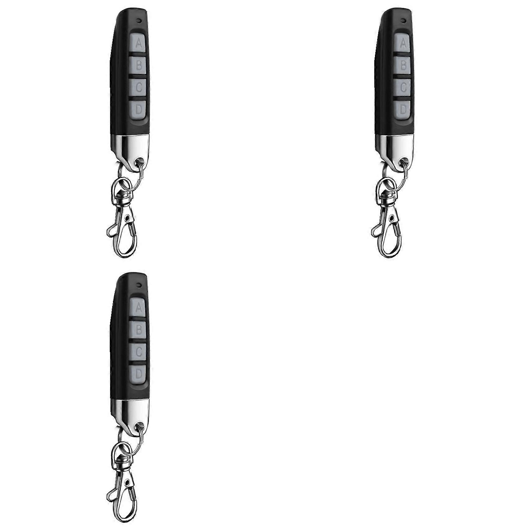 3X 433MHz RF Remote Control Compact Wireless Duplicator for Garage Doors Gates Systems Universal Compatibility A