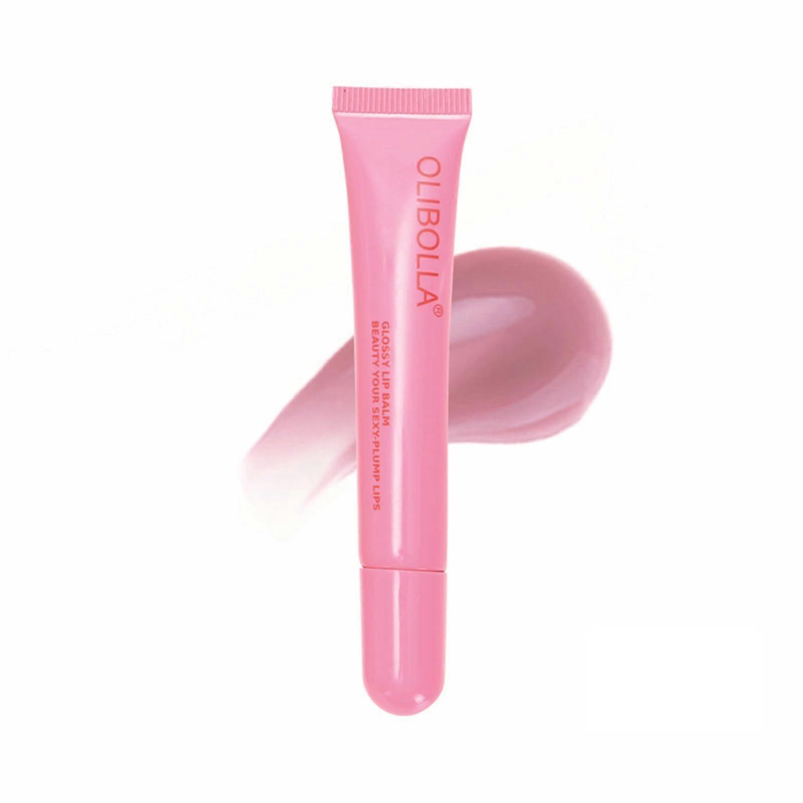 Lip Gloss with Hydrating Tinted Balm, NonSticky Plumping Shine for Chapped Lips 0.42oz 03 Prismatic Shine