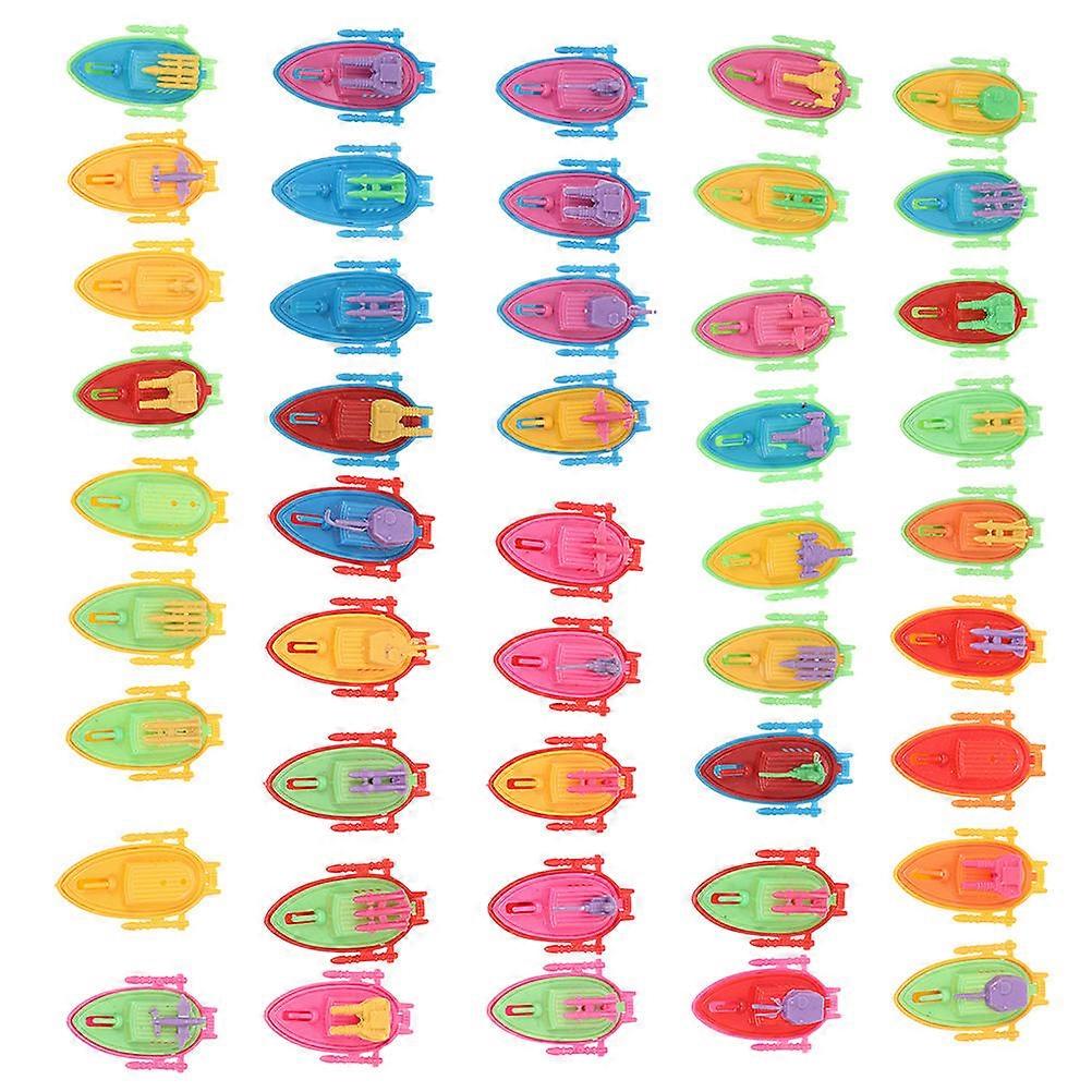 Plastic Boat Toy Sailboats for Decoration 30Pcs Assorted