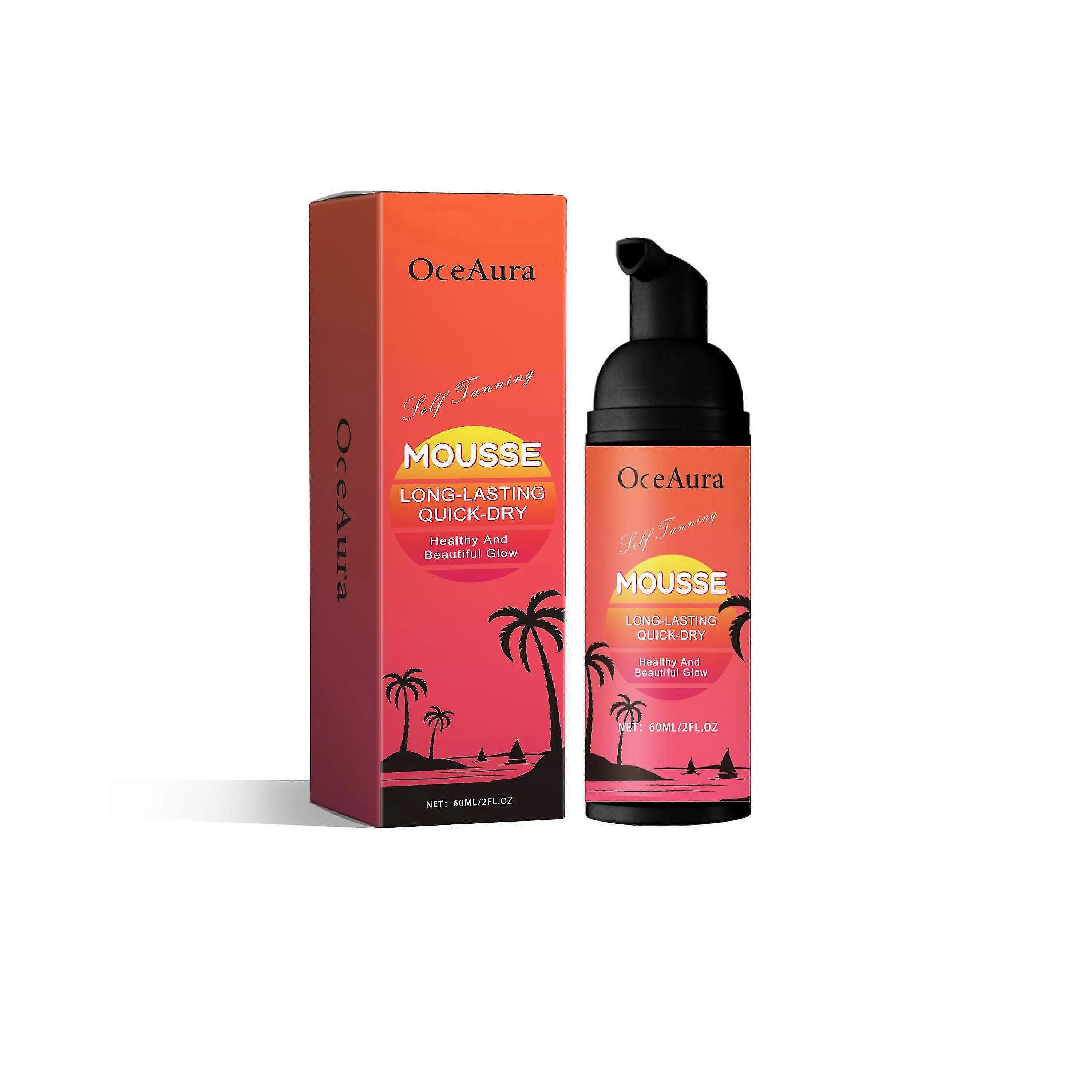Hydrating Self Tanning Mousse with Black Wheat, UV Protection & Deep Moisturization