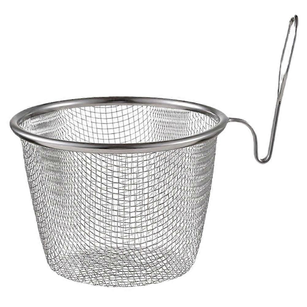 3Pcs Stainless Steel Pasta Basket with Handle for Kitchen Straining