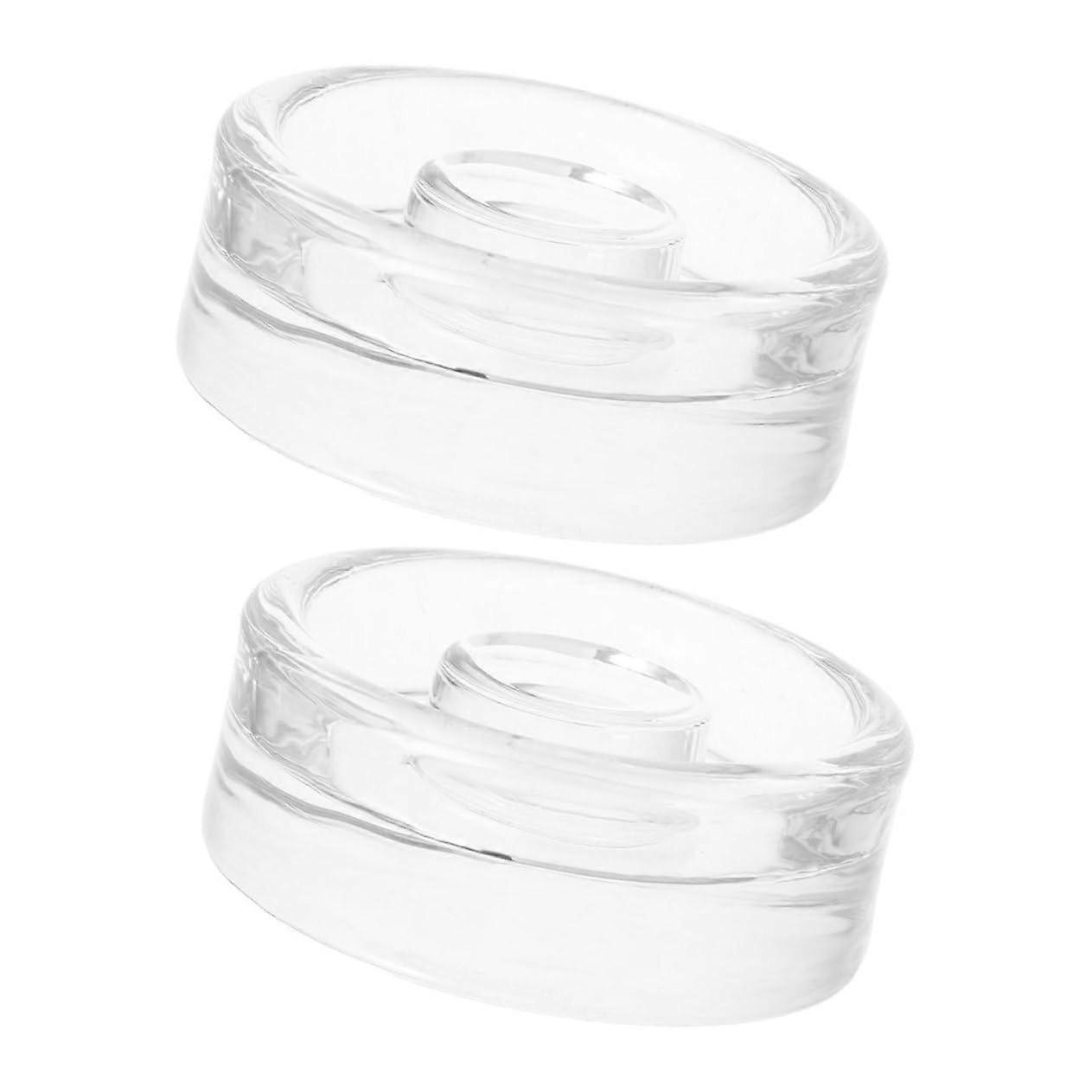 2pcs Wide Mouth Glass Fermentation Weights for Canning Sauerkraut and Kimchi, Durable and Easy Clean