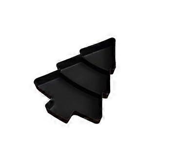 Durable Plastic Fruit Tray with SpaceSaving Design for Kitchen Snacks Candy and Dried Fruit Display (Black)