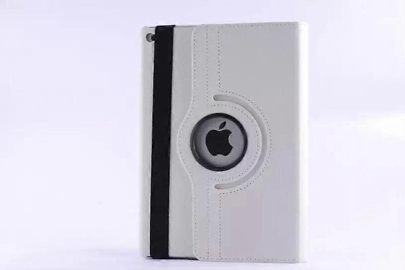 Case For Ipad Pro11 11''2024 White Rotating Leather Lychee Pattern Portable