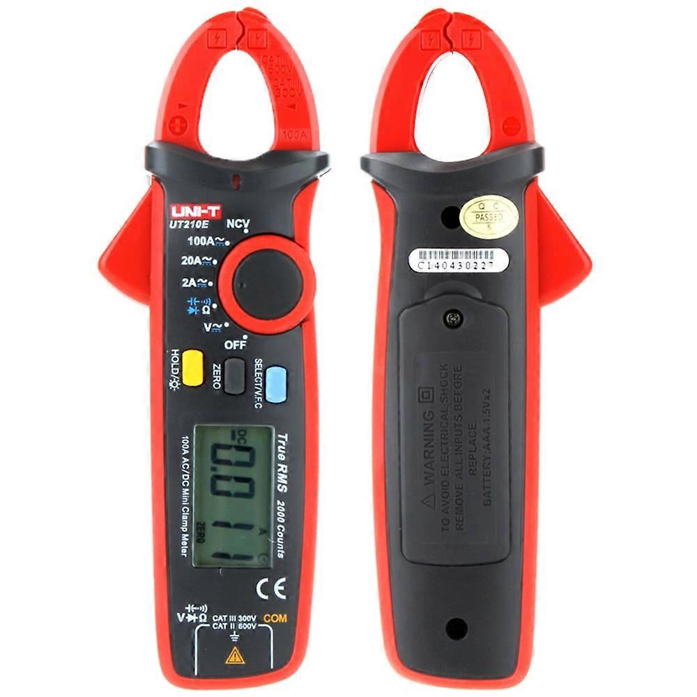 Mini Portable LCD Display UNI-T UT210E True RMS AC/DC Current Digital Clamp Meter w/ Capacitance Tes